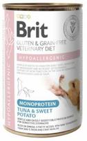 Šlapias šunų maistas Brit Veterinary Diet Hypoallergenic Monoprotein Tuna, tunas, 0.4 kg