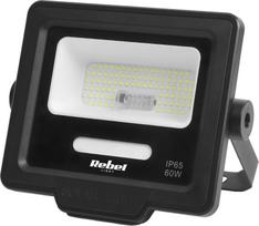 Prožektorius su saulės baterija, nešiojamas Rebel URZ3626, 60 W, 500 lm, 6800 °K, IP65, juoda sp.