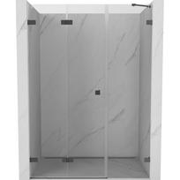 Dušo durys Mexen Lunar-F Left, 140 cm x 200 cm, pilka sp./grūdintas