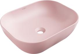 Vonios praustuvas Mexen Rosa, keramika, 50.5 cm x 40.5 cm x 14 cm, rožinė sp.