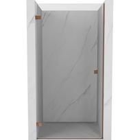 Dušo durys Mexen Lunar-B Left, 80 cm x 200 cm, rausvojo aukso sp./grūdintas