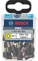 Atsuktuvų antgalių komplektas Bosch Pro Impact T, T20, 25 mm, 1/4"