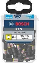 Atsuktuvų antgalių komplektas Bosch Pro Impact T, T30, 25 mm, 1/4"