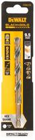 Metalo grąžtas Dewalt, medienai/metalas/plienui, hss, hex 1/4, 9.5 mm x 13 cm