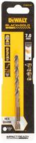 Metalo grąžtas Dewalt, medienai/metalas/plienui, hss, hex 1/4, 7 mm x 11.1 cm