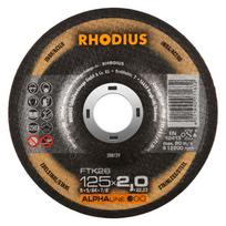 Pjovimo diskas kampiniam šlifuokliui Rhodius FTK26, 125 mm x 2 mm x 22.23 mm