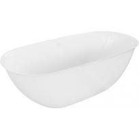 Vonia, laisvai pastatoma Mexen Siena, 170 cm x 80 cm x 54 cm, ovalas, balta sp.