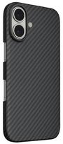 Telefono dėklas Swissten MagCarbon, Apple iPhone 17, juoda sp.