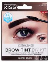 Antakių dažymo rinkinys Kiss Brow Tint DIY Kit, 20 ml, ruda sp.