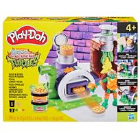 Kūrybinis rinkinys su plastilinu Hasbro Play-Doh Slice And Blast Pizza, įvairių spalvų