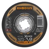 Pjovimo diskas kampiniam šlifuokliui Rhodius XT70, 125 mm x 1.5 mm x 22 mm