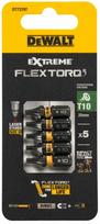 Smūginiai atsuktuvų antgaliai Dewalt Extreme Flex Toro, T10, 25 mm