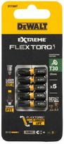 Smūginiai atsuktuvų antgaliai Dewalt Extreme Flex Toro, T30, 25 mm