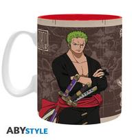 Puodelis ABYstyle ONE PIECE - Mug (460 ml) Zoro Wanted, įvairių spalvų, 460 ml
