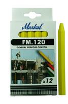 Kreida, rinkinys Markal, geltona sp., 12 vnt.