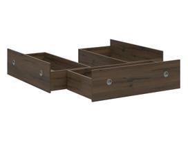 Patalynės dėžė Nepo Plus 160, ruda sp., 124 x 48 cm