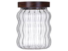 Birių produktų indas Bonbon THK-093857, 0.55 l, skaidri sp./ruda sp.