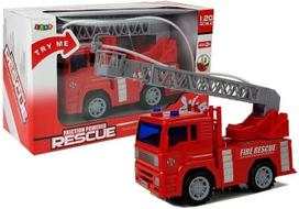 Žaislinė gaisrinė mašina Lean Toys Rescue, 1:20, raudona sp.