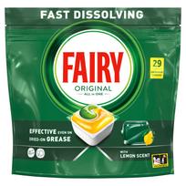 Indaplovių kapsulės Fairy All in One Lemon, 29 vnt.