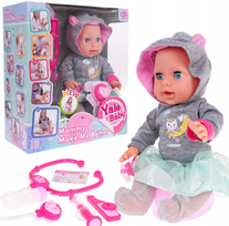 Lėlė - kūdikis su priedais Yale Baby, 35 cm, įvairių spalvų
