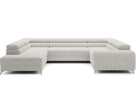 Modulinė sofa Louis Royal 01, balta sp., dešininė, 202 x 347 cm x 92 cm