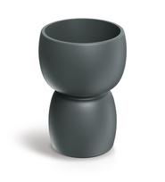 Gėlių vazonas Prosperplast DUALA ROUND TDR30-107GR, plastikinis, Ø 30 cm, pilka sp.
