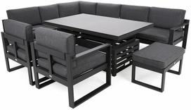 Lauko baldų komplektas Neapol Comfort, pilka sp., 8-10 vietų