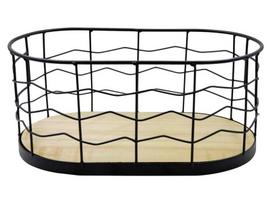 Virtuvės organizavimo įrankis Compact, 16.5 cm x 33.5 cm x 14 cm, mediena/metalas, juoda sp.