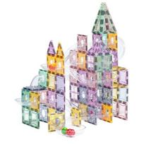 Konstruktorius su kamuoliukų trasa Magnetic Track, 100 vnt., įvairių spalvų