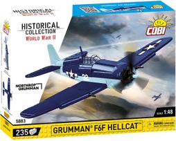 Konstruktorius, lėktuvas Cobi Historical Collection Grumman F6F Hellcat 5883, 235 vnt., mėlyna sp.