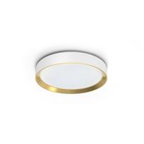 Šviestuvas lubų Philips Hanno 929004116001, LED, 4000 °K, 1 x 24 W, balta sp. / aukso sp.