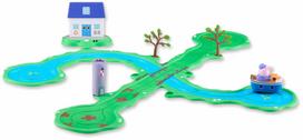 Automobilių trasa Peppa Pig Whizz Around, mėlyna sp./žalia sp.