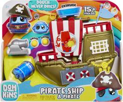 Plastilino rinkinys, su priedais MGA DohKins Pirate Ship & Pirate, įvairių spalvų