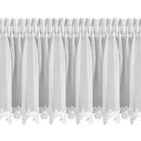Dieninė užuolaida Lili, balta sp., 150 cm x 30 cm