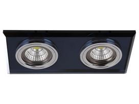 Šviestuvas lubų Luk II, GU10, 2 x 10 W, juoda sp.