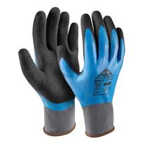 Darbo pirštinės atsparios įpjovimui Active Gear Grip, suaugusiems, mėlyna sp./juoda sp., XL