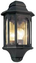 Sieninis lauko šviestuvas Elstead Lighting Chapel, 60W, E27, IP44, juoda sp., 19 cm x 38 cm