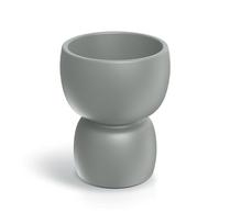 Gėlių vazonas Prosperplast DUALA ROUND TDR40-106GR, plastikinis, Ø 40 cm, pilka sp.