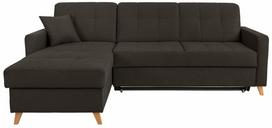 Kampinė sofa Lars, ruda sp., 161 x 223 cm x 83 cm