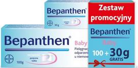 Tepalas vaikų odai, drėkinti/maitinti, kūdikiams Bayer Bepanthen, baby, 130 g, 2 vnt.