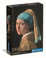 Dėlionė Clementoni Museum Vermeer Girl With A Pearl Earring 39967, 70 cm x 50 cm, 1000 vnt., įvairių spalvų