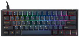 Laidinė žaidimų klaviatūra Ducky One 3 Pro Mini Cherry MX2A Speed ​​Silver, Anglų (US), juoda sp.
