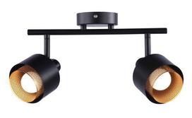 Šviestuvas lubų Domoletti GOTE MX901022, E27, 2 x 40 W, juoda sp.