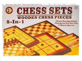 Stalo žaidimų rinkinys Chess 5in1