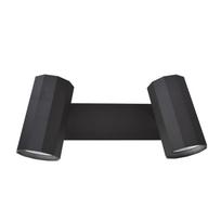 Šviestuvas sieninis Domoletti ARCTIC, GU10, 2 x 40 W, juoda sp. / juoda sp.