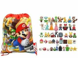 Figūrėlių rinkinys Super Mario World, 6 cm, 48 vnt., įvairių spalvų