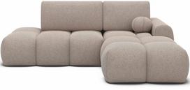Kampinė sofa Vittario, šviesiai ruda sp., 170 x 227 cm x 95 cm