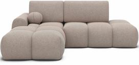 Kampinė sofa Vittario, šviesiai ruda sp., 170 x 227 cm x 95 cm