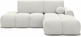 Kampinė sofa Vittario, balta sp., 170 x 227 cm x 95 cm