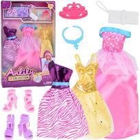 Drabužių lėlei rinkinys Anlily Princess, įvairių spalvų